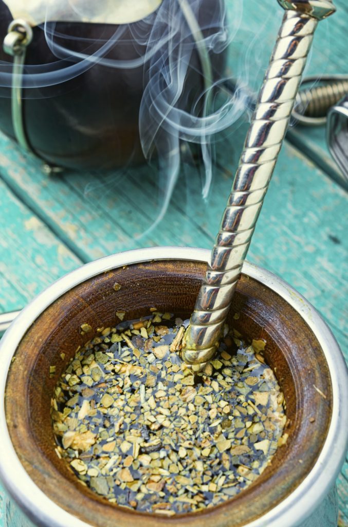 Yerba mate tea